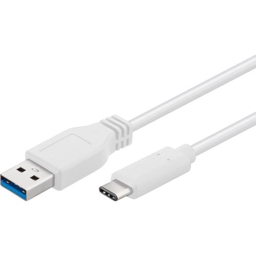 Cavo USB3.2 A Maschio USB-C&trade; Maschio 1m Bianco