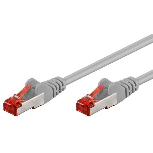 Cavo di rete Patch in CCA Cat.6 Grigio S/FTP 3 metri