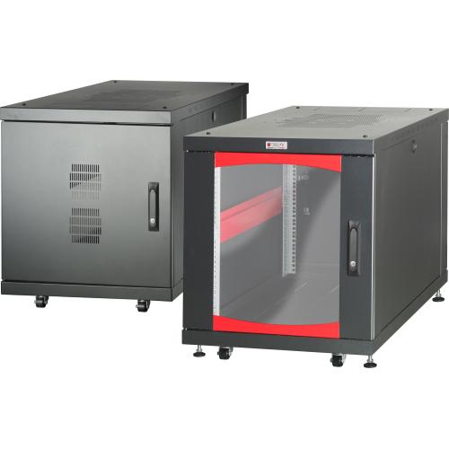 Armadio Server Rack 19'' 600x800 12 Unit&agrave; Nero da sotto-scrivania