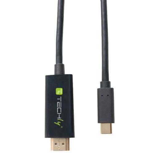 Cavo Adattatore USB-C&trade; Maschio a HDMI 2.0 4K Maschio 2m Nero