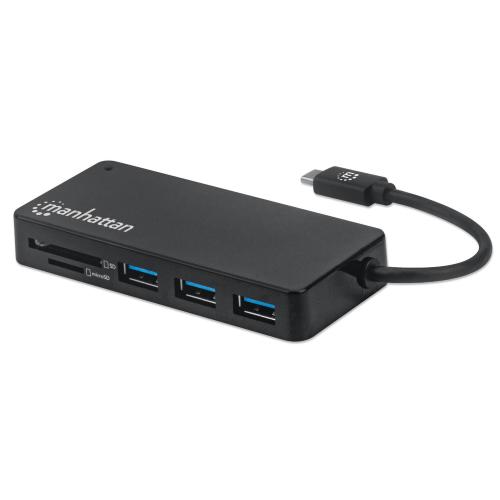 Hub USB-C&trade; 3.2 Gen 1 a 3 porte con Lettore Schede