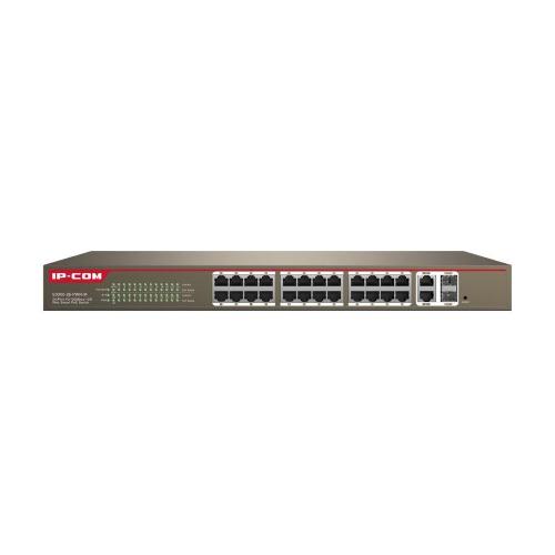 Switch 24 porte 10/100 con 2 porte gigabit/SFP combo con Web-Smart, S3300-26-PWR-M