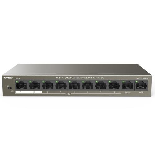 Switch Desktop 8 porte 10/100M PoE 63W, TEF1110P-8-63W