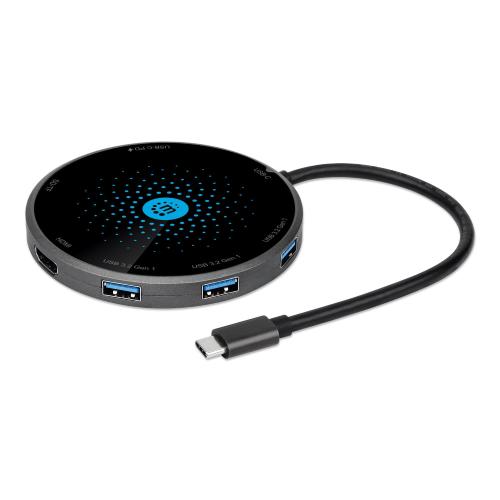 Docking Station USB-C&trade; 8-in-1 con Pad di Ricarica Wireless