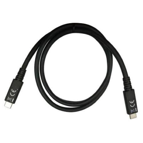 Cavo USB 4 Gen 3 Type-C&trade; Thunderbolt M/M E-Mark 8K 40Gbps 100W PD 0,8m Nero