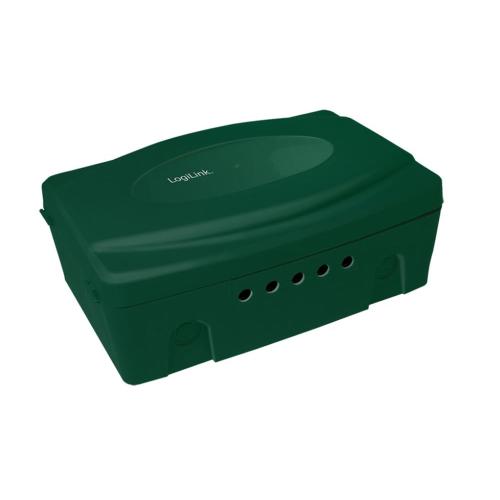 LOGILINK1582230Scatola Elettrica IP54 Cable Organizer Organizzatore Cavi  Verde