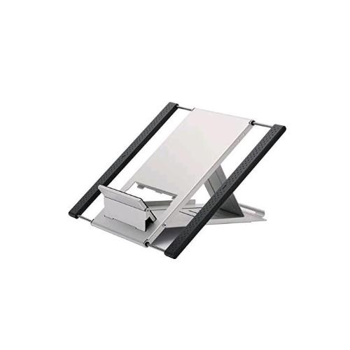 NEWSTAR SUPPORTO UNIVERSALE PER TABLET/NOTEBOOK REGOLABILE FINO A 22" MAX 5 KG SILVER NERO