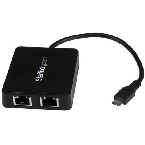 ADATTATORE DI RETE USB-C A 2X RJ45