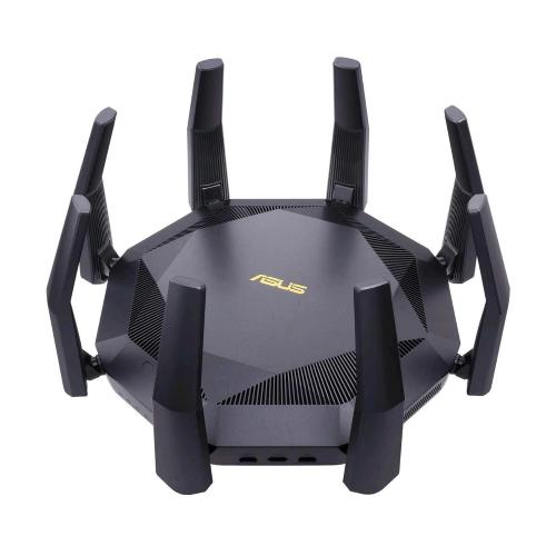 ASUS RT-AX89X ROUTER 2-STREAM AX6000 DUAL BAND WIFI 6 SUPPORTA LA TECNOLOGIA MU-MIMO E OFDMA CON SICUREZZA DI RETE AIPROTECTION PRO DOPPIE PORTE 10G NERO