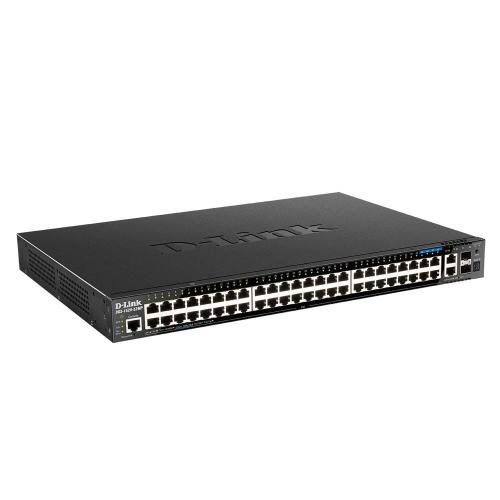 D-LINK DGS-1520-52MP SWITCH GESTITO L3 44 x 10/100/1000 (PoE+) + 4 x 2.5GBase-T (PoE+) + 2 x 10 Gigabit Ethernet + 2 x 10 Gigabit SFP+ Poe+ 370W