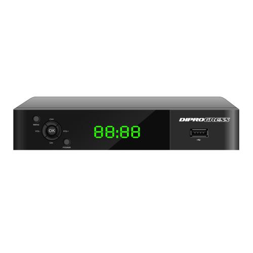Decoder Ricevitore Digitale Terrestre DVB-T2 HEVC Main10 con doppio telecomando