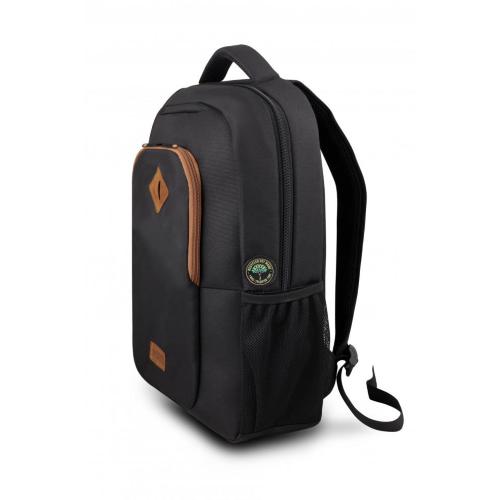 URBAN FACTORY CYCLEE ECO ZAINO PER NOTEBOOK DA 15.6" IN POLIESTERE 3 SCOMPARTI NERO