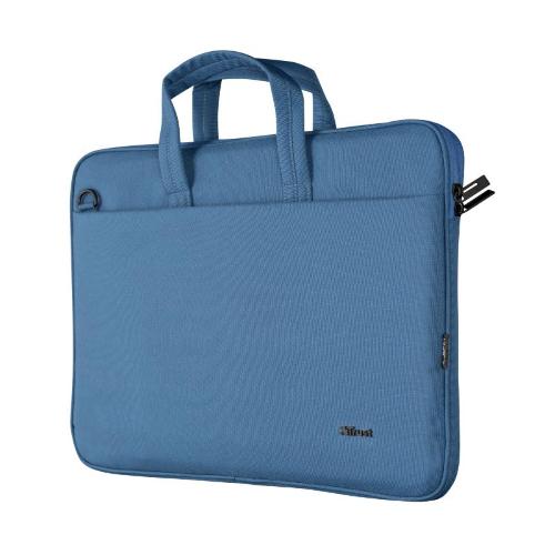 TRUST SYDNEY BORSA PER NOTEBOOK DA 14" IN MATERIALE ECOCOMPATIBILE 3 SCOMPARTI NERO