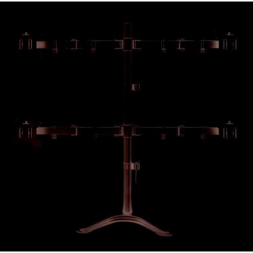 Supporto da Scrivania per 4 Monitor 13-27'' con base