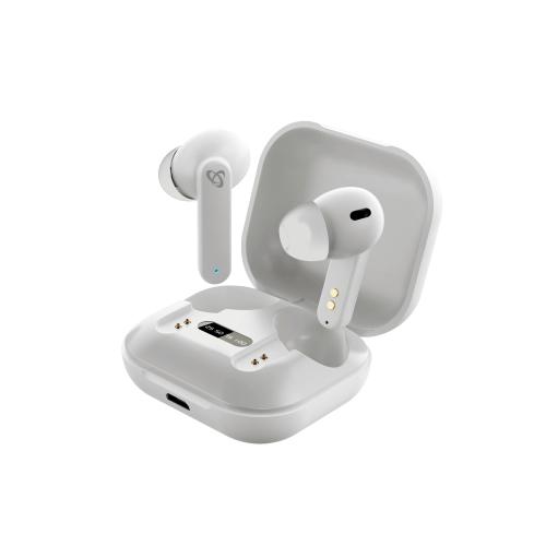 Auricolari Bluetooth v5.1 con Custodia di Ricarica Bianco