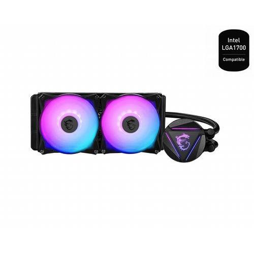 MSI MAG CORELIQUID 240R V2 DISSIPATORE A LIQUIDO 240MM 2X120MM ARGB COMPATIBILE CON INTEL E AMD PLATFORMS
