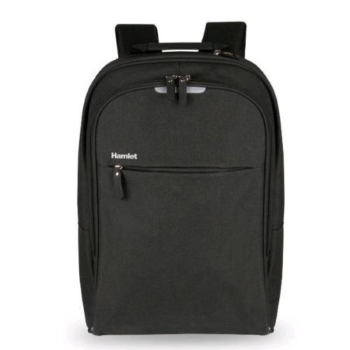 HAMLET BUSINESS ZAINO PER NOTEBOOK DA 15.6" IN POLIESTERE 4 SCOMPARTI NERO