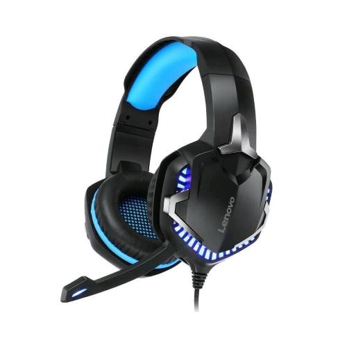 LENOVO HS15 CUFFIA GAMING CON MICROFONO HD STEREO LEDLIGHT EFECT JACK 3.5MM /USB BLACK