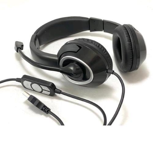 CONCEPTRONIC CUFFIA C/MICROFONO USB BK CONTR.REMOTO CAVO 2MT