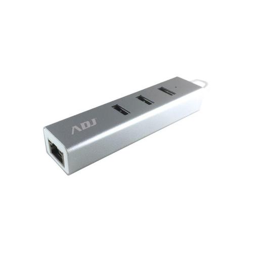 HUB USB 3.0 3P ADATTATORE TYPE-C SL 3*USB 3.0 + RJ45 ADJ