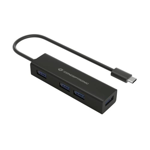 CONCEPTRONIC HUB 4 PORTE USB 3.0 IN ALLUMINIO