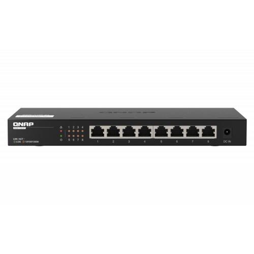 QNAP QSW-1108-8T SWITCH 8 PORTE NON GESTITO 8 x 10/100/1000/2.500 BLACK