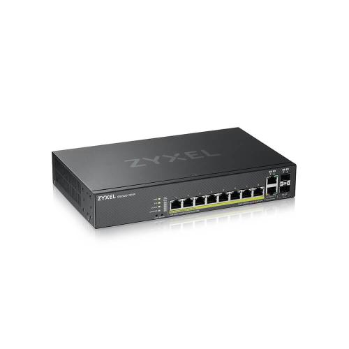 ZYXEL GS2220-10HP-EU0101F SWITCH GESTITO L2 8 x 10/100/1000 (PoE+) + 2 x combo Gigabit SFP-PoE+ (180 W)