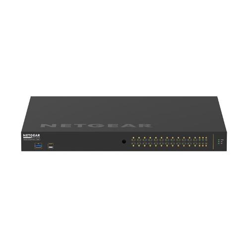 NETGEAR GSM4230PX-100EUS SWITCH GESTITO L3 GIGABIT 24 x 10/100/1000 (PoE+) + 2 x 10/100/1000 + 4 x 1 Gigabit / 10 Gigabit SFP+ PoE+ 480W