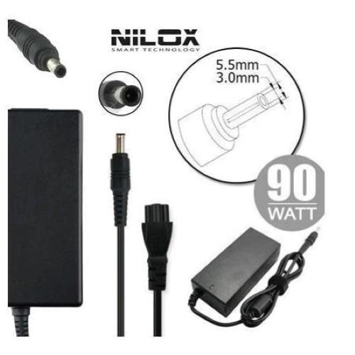 NILOX NLX90W-SG04 ALIMENTATORE PER NOTEBOOK SAMSUNG 90W 19V 4.74A BLACK