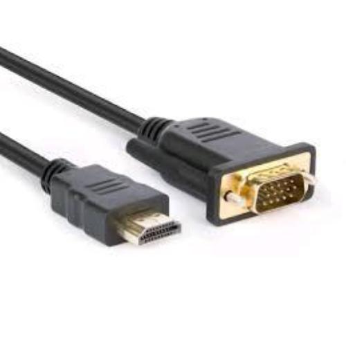 HAMLET ADATTATORE HDMI TIPO A A VGA D-SUB 1.8 MT NERO