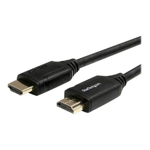 STARTECH CAVO HDMI CERTIFICATO PREMIUM 4K 60 Hz CON ETHERNET HDMI (M) a HDMI (M) 1 MT NERO