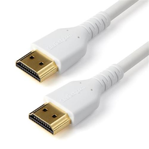 STARTECH CAVO PREMIUM HDMI AD ALTA VELOCITA' 4K 60Hz CON ETHERNET MASCHIO/MASCHIO CON FIBRA ARAMIDICA RINFORZATA 2 MT BIANCO