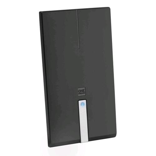 ONE FOR ALL SV9425 ANTENNA VERTICALE DA INTERNO DVB-T-T2-DAB HD READY FULL HD 4K ULTRA HD FILTRO 4G LTE BLACK