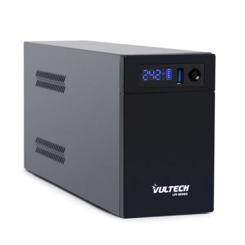 VULTECH UPS1400VA-LFP GRUPPO DI CONTINUITA 1.400VA LFP LINE INTERACTIVE CON SCHERMO LED 2X BIPASSO/SCHUKO + USB