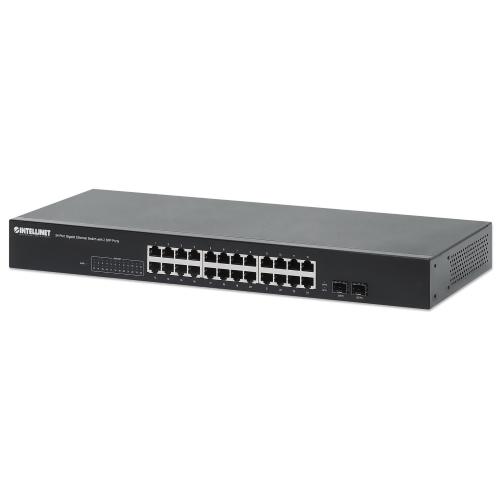 Gigabit Ethernet Switch 24 porte con 2 porte SFP