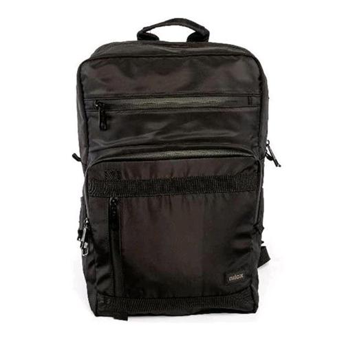 NILOX NXBK011 ZAINO NOTEBOOK FINO A 15.6" CON 2 TASCHE FRONTALI E 2 SUPERIORI NERO
