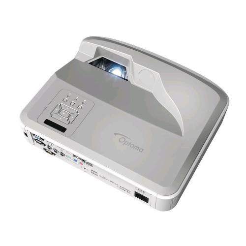 OPTOMA ZU500USTE VIDEOPROIETTORE LASER DPL WUXGA AD OTTICA ULTRA CORTA 5.000 LUMEN 100.000:1 FULL HD IP5X HDMI VGA USB RJ45 AUDIO MIC 3.5MM WHITE