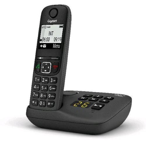 GIGASET AS490 A CORDLESS DECT CON SEGRETERIA BLACK