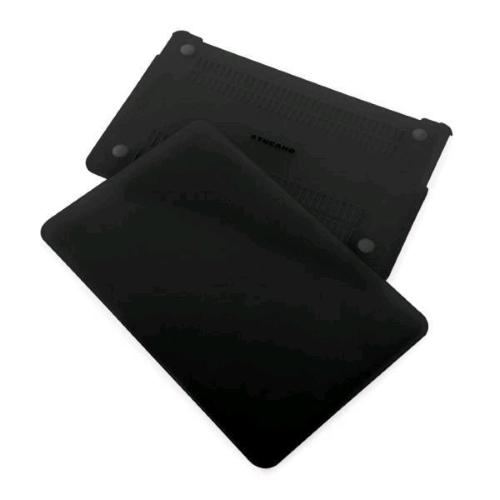 TUCANO NIDO CUSTODIA RIGIDA PER MACBOOK AIR 13" ULTRA SOTTILE TRASPARENTE NERO
