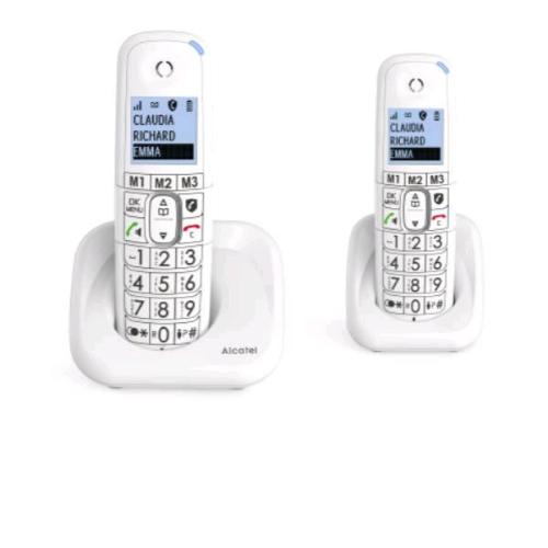 ALCATEL XL785 VOICE NEU DUO CORDLESS DECT GAP + AGGIUNTIVO SEGRETERIA TELEFONICA VIVAVOCE MEMORIE DIRETTE DA M1 A M3
