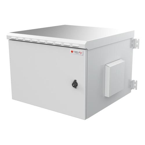 Armadio Rack 19'' a Parete 7U Grigio IP55 Porta Cieca prof. 600 mm