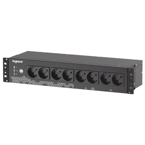 LEGRAND UPS 800 VA RACK KEOR PDU 8*SCHUKO NERO