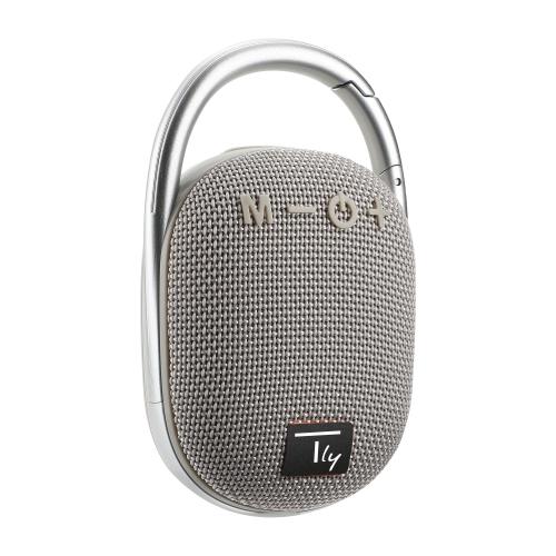 Mini Altoparlante Wireless BT V5.3 Speaker Luce LED Vivavoce TF USB Grigio