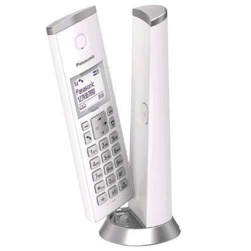 PANASONIC KX-TGK220JTW DESIGN CORDLESS DECT CON SEGRETERIA COLORE BIANCO