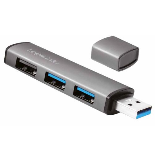 Hub USB 3.2 Gen2 3 Porte tipo A compatto
