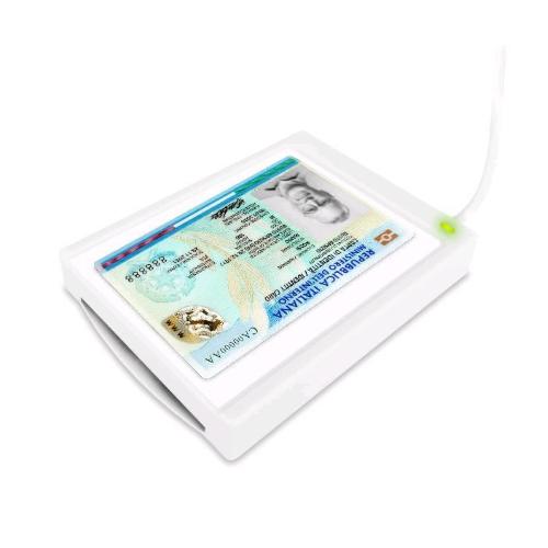 ATLANTIS Lettore COMBO CIE 3.0 CARTA D'IDENTITA ELETTRONICA E TESSERA SANITARIA ITALIANA LETTORE SMART CARD CNS CARTA NAZIONALE DEI SERVIZI ADATTO PER INPS AG. DELLE ENTRATE INAIL FASCICOLO SANITARIO BIANCO