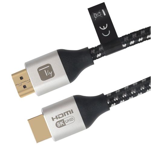 Cavo HDMI&trade; Ultra High Speed 48Gbps Maschio / Maschio 8K@60Hz Certificato 1m