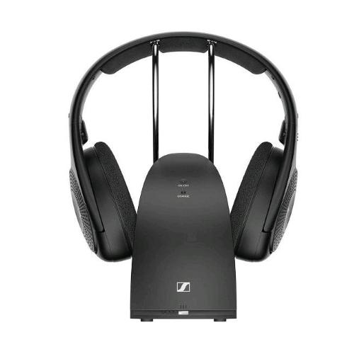 SENNHEISER RS 120-W CUFFIE WIRELESS A PADIGLIONE TV BLUETOOTH BASE DI RICARICA NERO
