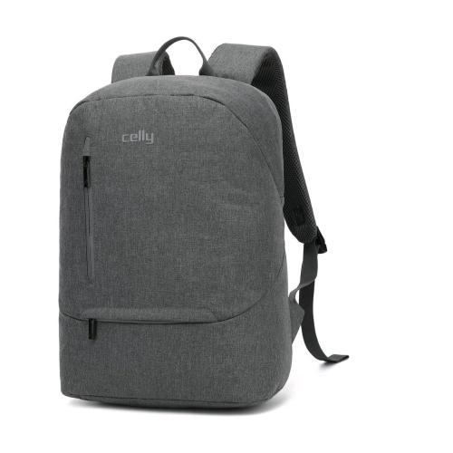 CELLY DAYPACK ZAINO PER NOTEBOOK DA 15.6" IN POLIESTERE 3 SCOMPARTI GRIGIO