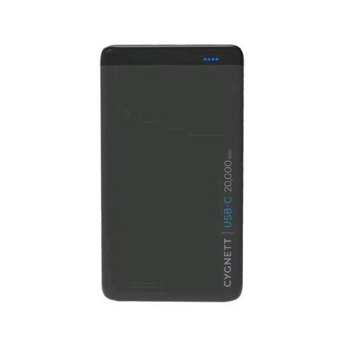 CYGNETT CHARGEUP PRO 20K POWER BANK 1 USB TIPO C 2 USB TIPO A 20.000MAH NERO